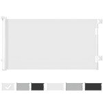 Cumbor Baby Gate Retractable Gates for Stairs, Mesh Dog Gate for The House, Wide Pet Gate 33" Tall, Extends to 55" Wide, Long Child Safety Gates for Doorways, Hallways, Cat Gate Indoor/Outdoor(White)