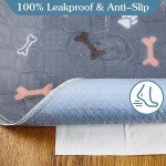 Washable Pee Pads for Dogs Puppy Pads, 2 Pack 41x41 Super Absorbent Reusable Puppy Training Pads, Waterproof Pet Training Pads Non-Slip 100% Leak-Proof Protects Bed Floor Sofa