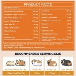 Glucosamine for Dogs, Joint Supplement for Dogs, Chondroitin, Omega-3, MSM, Hemp, Turmeric for Pain Relief, Dog Joint Supplement with Calcium for Bone Health, 120 Chicken Flavored Crunchy Chews