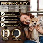 YOTANGO 4 Pack Flea Collar for Dogs, 32 Months Flea and Tick Prevention for Dogs, Waterproof Dog Flea Collar, Dog Flea and Tick Treatment, Adjustable Flea and Tick Collar for Dogs Puppy-Black