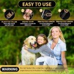 YOTANGO 4 Pack Flea Collar for Dogs, 32 Months Flea and Tick Prevention for Dogs, Waterproof Dog Flea Collar, Dog Flea and Tick Treatment, Adjustable Flea and Tick Collar for Dogs Puppy-Black