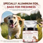 Glucosamine for Dogs, Joint Supplement for Dogs with Chondroitin, MSM, Omega-3, Turmeric and Vitamins for Pain Relief, Dog Joint Supplement with Calcium and Phosphorus for Bone Health, 120 Soft Chews