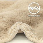 furrybaby Premium Soft Dog Blanket for Small Dogs Puppy Cat Washable Sherpa Fleece 24x32 Inches Pet Throw for Bed Furniture Couch Sofa Protection(Small, Beige Blanket)
