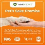 VetriScience Glycoflex 3 Clinically Proven Hip and Joint Support Supplement for Small Dogs - Maximum Strength Dog Supplement with Glucosamine, MSM, Green Lipped Mussel & DMG - 60 Chews,Chicken Flavor​