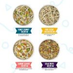 Weruva Meals 'n More Natural Wet Dog Food, Woof Woof Floof! Skin & Coat Health Variety Pack, 3.5oz Cup (Pack of 10)