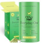 Other Half Everyday One - Clean Dog Multivitamin Supplement - Daily Joint, Gut, Allergy, Immune, Urinary Tract Support & More - Glucosamine, Chondroitin, Omega 3 & Probiotics | 45 Active Ingredients