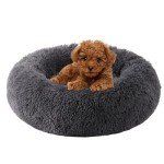 Fluffy Round Calming Bed for Small Dogs
