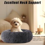Fluffy Round Calming Bed for Small Dogs