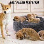 Fluffy Round Calming Bed for Small Dogs