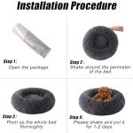 Fluffy Round Calming Bed for Small Dogs
