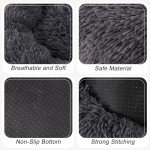 Fluffy Round Calming Bed for Small Dogs