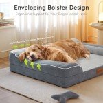 Orthopedic XL Dog Bed with Cooling Gel Foam