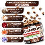 Turkey Tail Mushroom Chews for Dogs - 170 Count