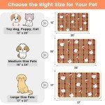 Dog Food Mat - Dark Gray Stripes (12 x 20")