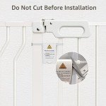 GROWNSY Pressure Mounted Dog Gate for Stairs