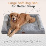 Orthopedic Memory Foam Dog Bed for Large Dogs
