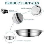 5-Pack Stainless Steel Cat and Dog Bowls