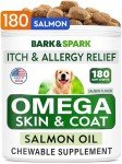 Omega 3 Fish Oil Treats for Dogs - 180 Count
