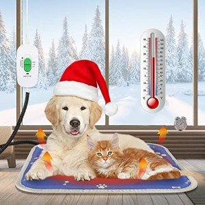 Heated Pet Pad for Cats and Dogs (18"x18")