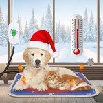 Heated Pet Pad for Cats and Dogs (18"x18")