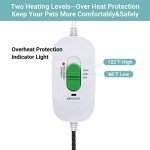 Heated Pet Pad for Cats and Dogs (18"x18")