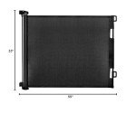 Retractable Mesh Dog Gate - 33" Tall, 55" Wide