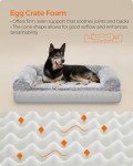 Orthopedic Waterproof Dog Sofa Bed - Gray