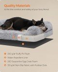 Orthopedic Waterproof Dog Sofa Bed - Gray