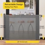 Adjustable Retractable Dog Gate for Stairs and Doors