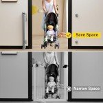 Adjustable Retractable Dog Gate for Stairs and Doors