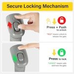 Adjustable Retractable Dog Gate for Stairs and Doors