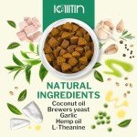 LOLLITIN Flea & Tick Dog Supplement - Made in USA - All Natural - Dog Chews 120 Count - Bacon Flavor - Dog Supplements - Natural Repellent