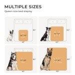 Luciphia Waterproof Pet Blankets for Couch Sofa Bed Cover Liquid Pee Proof Washable Soft Fluffy Large Dog Blanket Reversible Furniture Protection Grey Paw Thicken X-Large（85" x 57"）