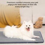 BALANCE Dog Crate Pad, Dog Foam Crate Mat Kennel Pad, Washable Water-Resistant Pet Bed Flat Dog Cage Mat for Small Dogs