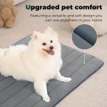 BALANCE Dog Crate Pad, Dog Foam Crate Mat Kennel Pad, Washable Water-Resistant Pet Bed Flat Dog Cage Mat for Small Dogs