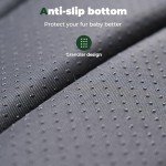 BALANCE Dog Crate Pad, Dog Foam Crate Mat Kennel Pad, Washable Water-Resistant Pet Bed Flat Dog Cage Mat for Small Dogs