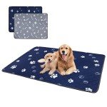 Washable Pee Pads for Dogs 2 Pack,36''*31'' Reusable Puppy Pads Pet Training Pads with Great Absorbent,Leakproof Fabric and Non Slip Backing for Potty,Crate,Whelping,Floor,Playpen,Sofa,Car
