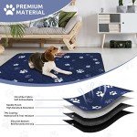 Washable Pee Pads for Dogs 2 Pack,36''*31'' Reusable Puppy Pads Pet Training Pads with Great Absorbent,Leakproof Fabric and Non Slip Backing for Potty,Crate,Whelping,Floor,Playpen,Sofa,Car