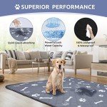 Washable Pee Pads for Dogs 2 Pack,36''*31'' Reusable Puppy Pads Pet Training Pads with Great Absorbent,Leakproof Fabric and Non Slip Backing for Potty,Crate,Whelping,Floor,Playpen,Sofa,Car