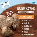 The Lazy Dog Cookie Co. Bitscuits, Horse Treats, Alfalfa, Flax & Peppermint, Pocket Size Biscuits for Horses & Ponies, All Natural Horse Cookies, Made in USA, 14 oz. Bag (Pack of 2)