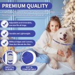 YOTANGO 4 Pack Flea Collar for Dogs, Dog Flea Collar Waterproof, 32 Months Flea and Tick Prevention for Dogs, Dog Flea and Tick Treatment, Adjustable Flea and Tick Collar for Dogs Puppy(Blue&Pink)