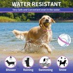 YOTANGO 4 Pack Flea Collar for Dogs, Dog Flea Collar Waterproof, 32 Months Flea and Tick Prevention for Dogs, Dog Flea and Tick Treatment, Adjustable Flea and Tick Collar for Dogs Puppy(Blue&Pink)