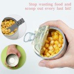 2 Pcs Dog Cat Food Spoon Cat Wet Food Spoon Silicone Pet Food Can Opener Spatula Scoop Mixing Spoons Mini Spatula for Pet Canned Food Cute Paw Cat Food Spoon for Wet Food Small Feeding Jars Spatulas