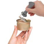 2 Pcs Dog Cat Food Spoon Cat Wet Food Spoon Silicone Pet Food Can Opener Spatula Scoop Mixing Spoons Mini Spatula for Pet Canned Food Cute Paw Cat Food Spoon for Wet Food Small Feeding Jars Spatulas