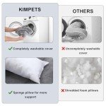 Kimpets Orthopedic Dog Bed for Small Medium Dogs, Waterproof Dog Sofa Beds Medium, Supportive Foam Pet Couch Bed with Removable Washable Cover, Waterproof Lining and Nonskid Bottom Gray