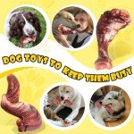 Dog Chew Toys for Aggressive Chewers: 2 Pack Indestructible Dog Toy, Tough Dog Toys for Large Dogs, Dog Bones Nylon Toys for Small, Medium, Large Breed to Keep Them Busy