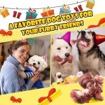 Dog Chew Toys for Aggressive Chewers: 2 Pack Indestructible Dog Toy, Tough Dog Toys for Large Dogs, Dog Bones Nylon Toys for Small, Medium, Large Breed to Keep Them Busy