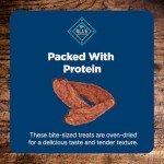 Blue Buffalo Nudges Jerky Bites Dog Treats, Made in the USA with Natural Ingredients, Bite-Sized Pieces, Chicken, 5-oz Bag