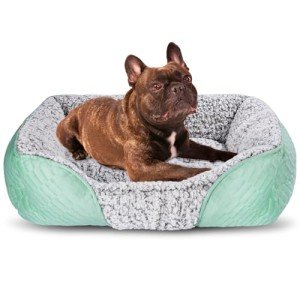 Dog Beds Small Medium Large Size Dog, Cat Beds for Indoor Cats Washable, Rectangle Calming Sleeping Warming Orthopedic Puppy Dog Beds, Non-Slip Bottom Breathable Soft Couch