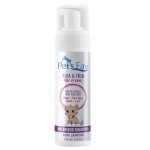 Flea and Tick Waterless Foam Cat Shampoo - Dry Foam Shampoo for Cats and Kittens-Waterless Foam Cat Shampoo -Natural Dry Foam Shampoo